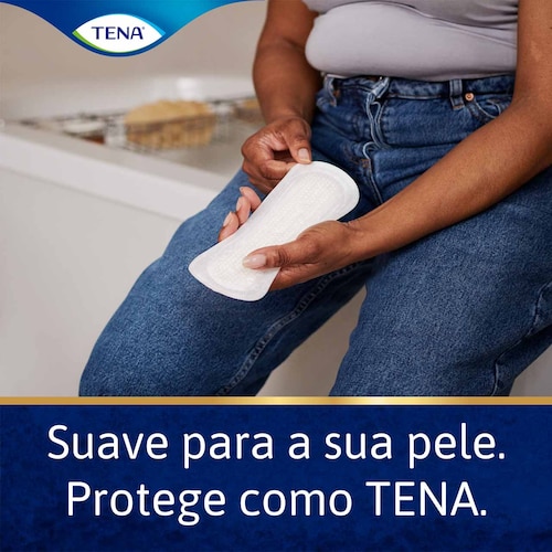 Suaves para a pele. Protege como TENA.