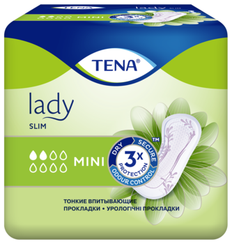 TENA Lady Slim Mini Для защиты при капельном и легком недержании