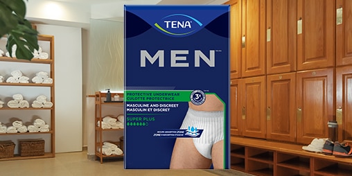 Pack shots of TENA underwear