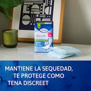 Mantiene la sequedad, te protege como TENA Discreet