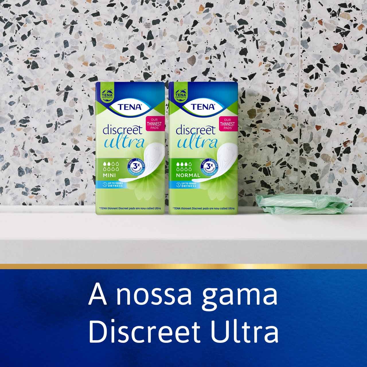 A nossa gama Discreet Ultra