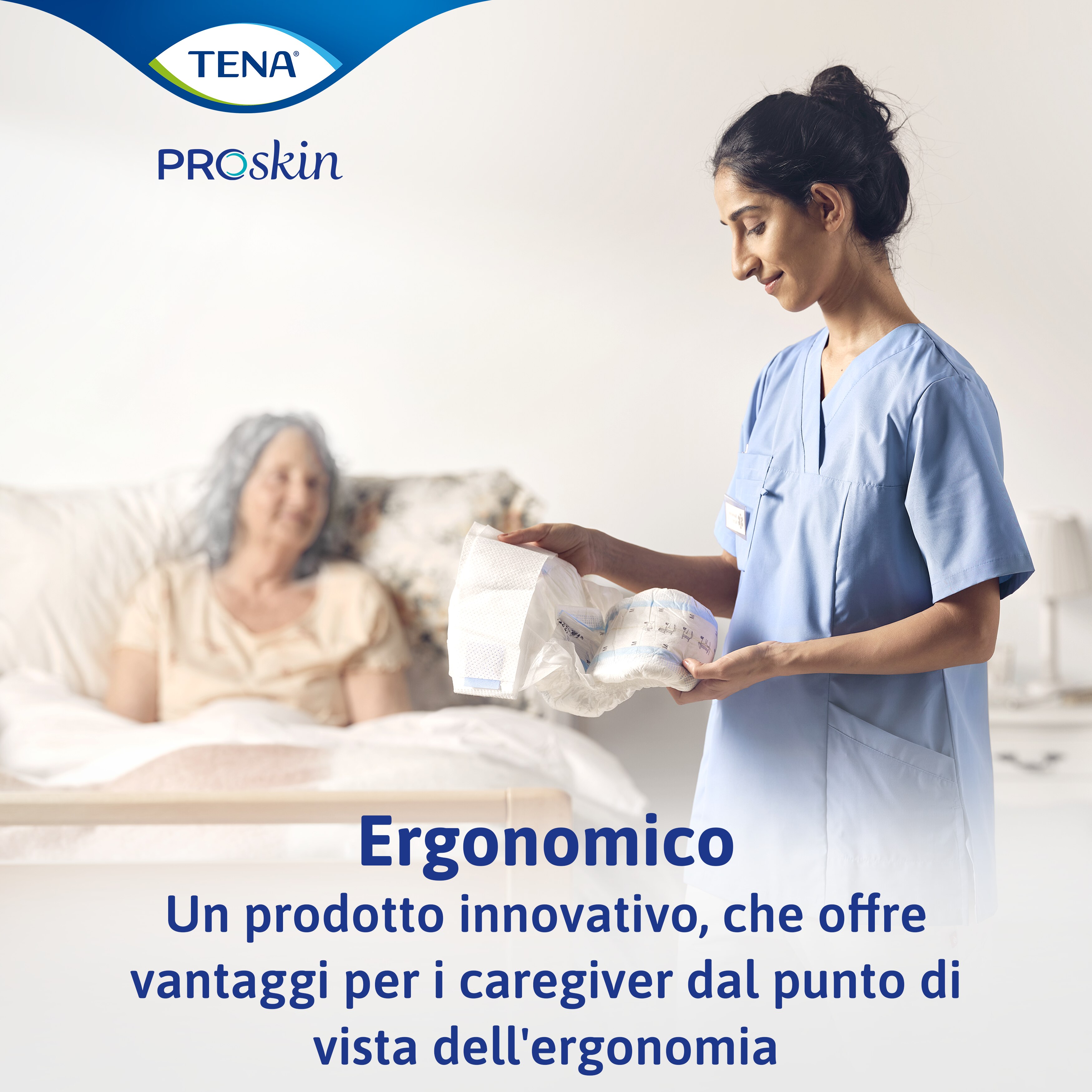 Ergonomico per cambi più rapidi, più facili ed ergonomici