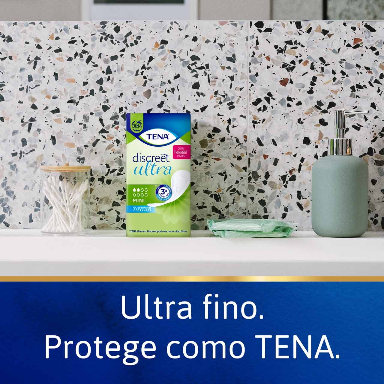 Ultra fino. Protege como TENA.
