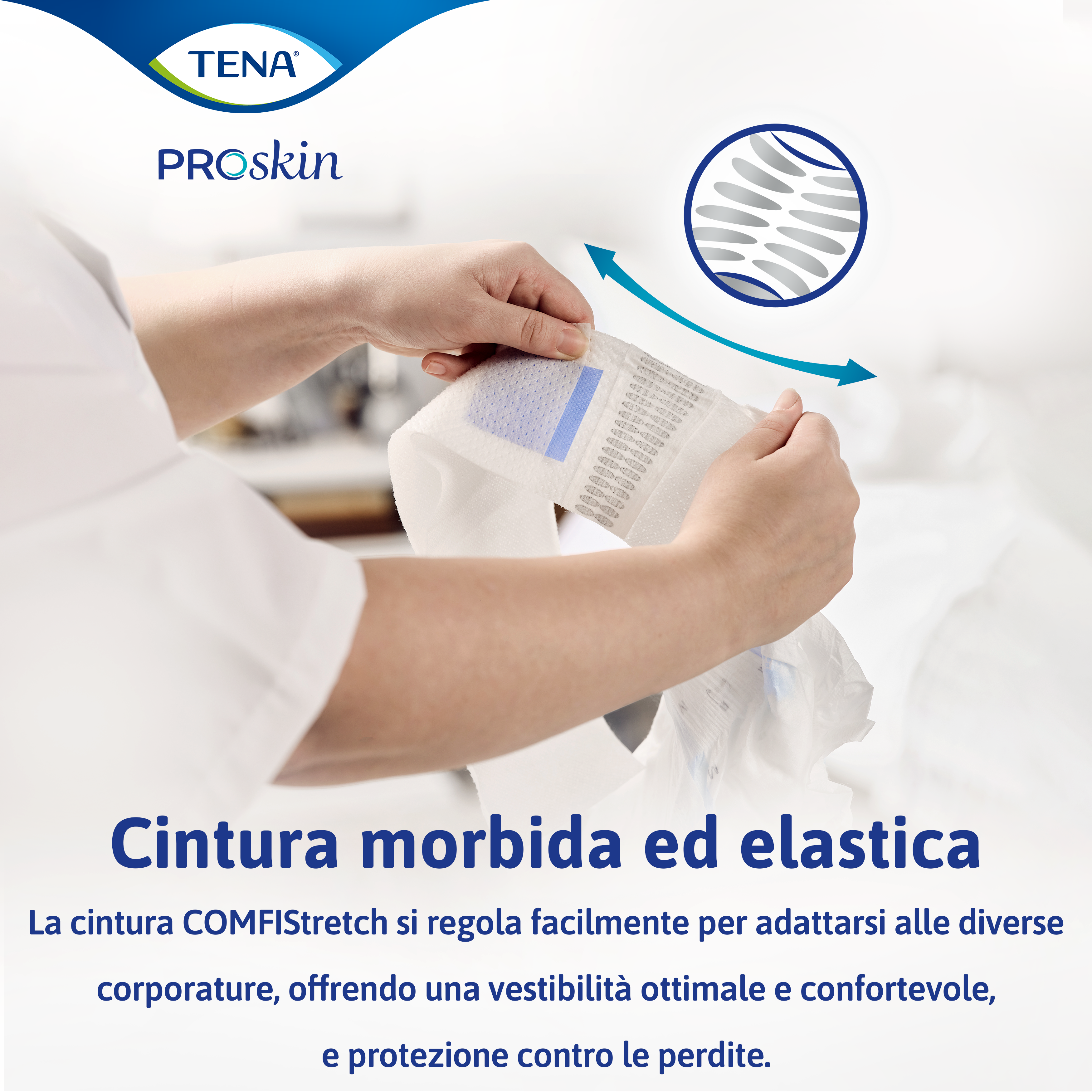 Cintura morbida ed elastica