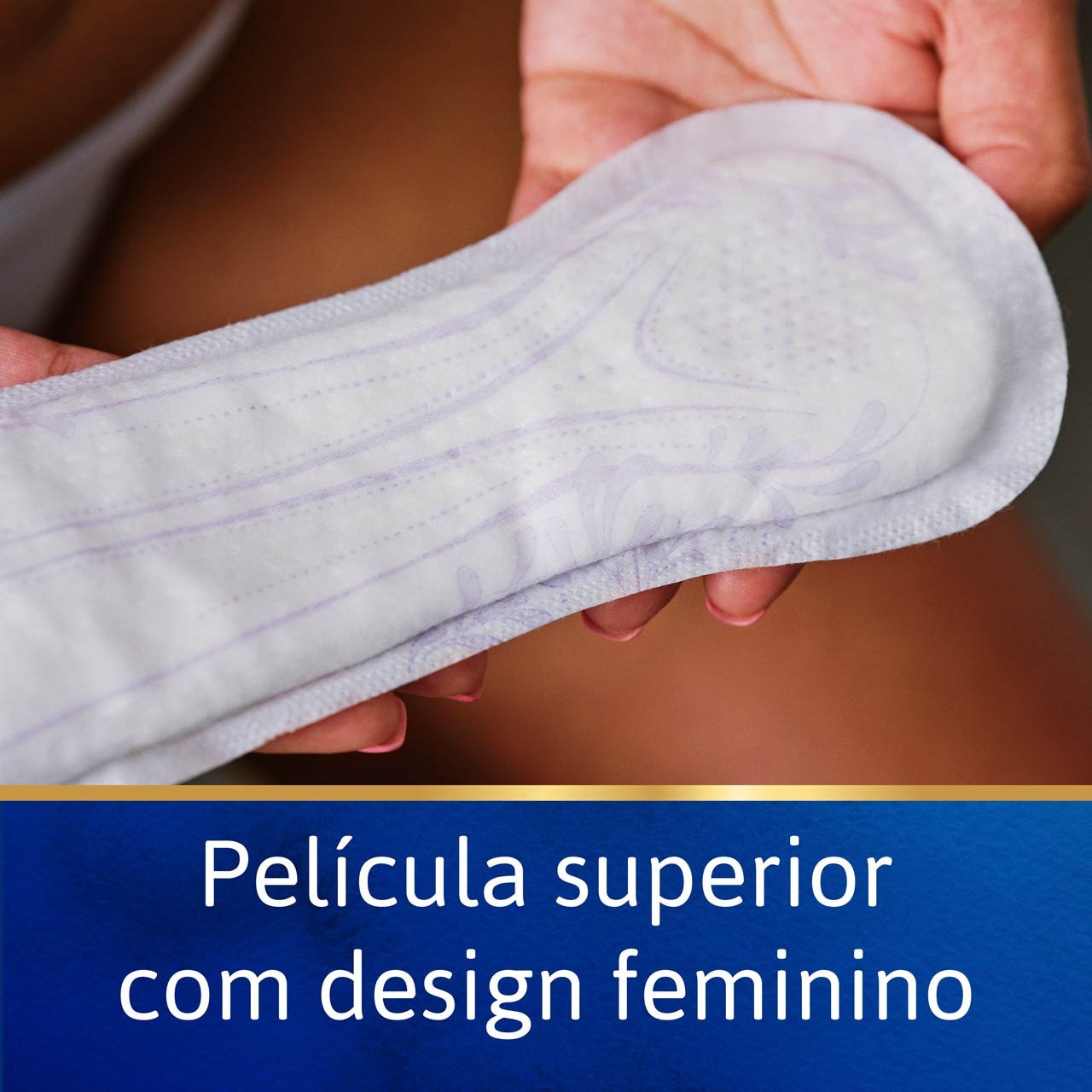 Película superior com design feminino