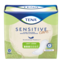 Vue de face d’un emballage de serviettes TENA Sensitive Care <sup>MC</sup> ultraminces à absorption légère