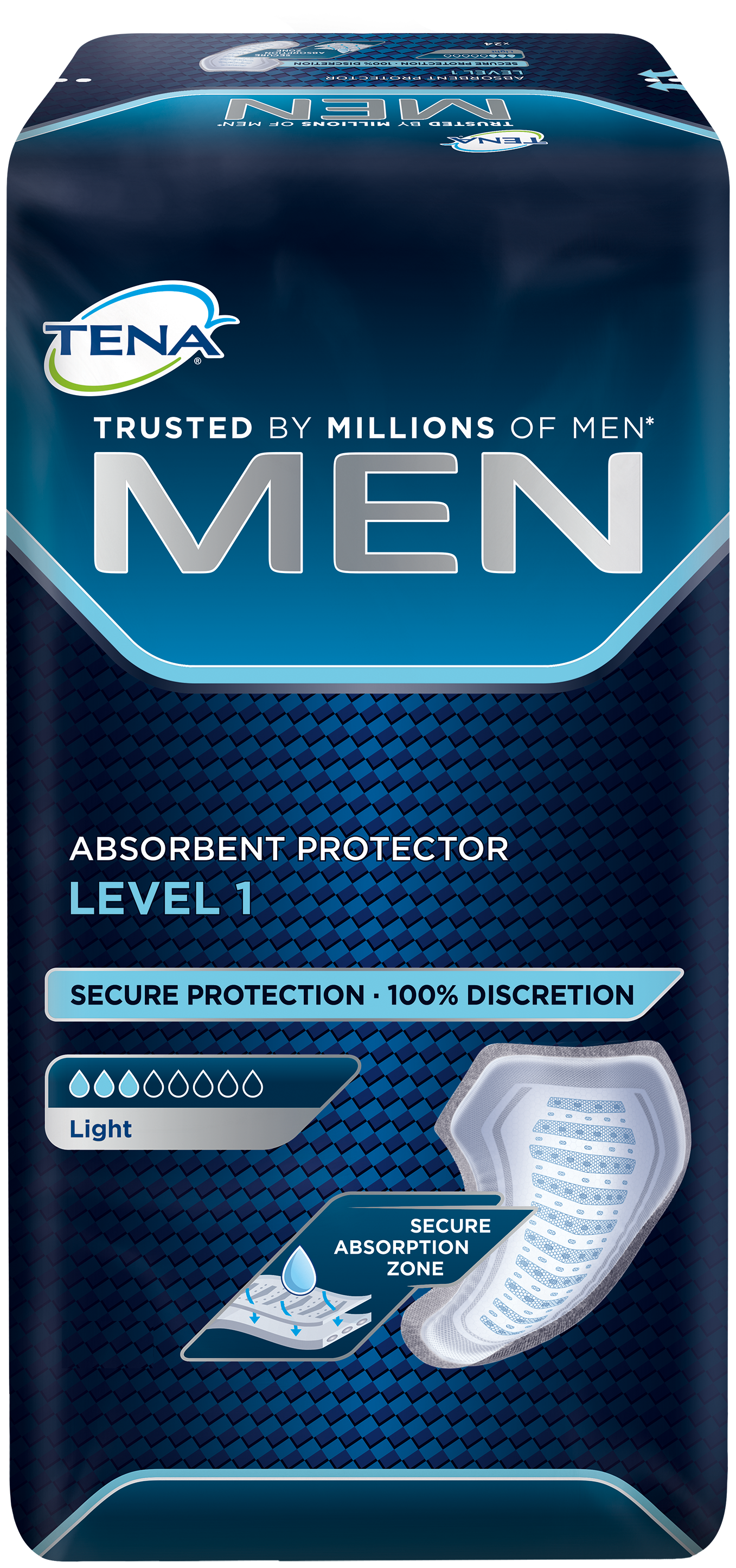 TENA Men Absorbent Protector Level 1 TENA Men Absorbent Protector Level 1