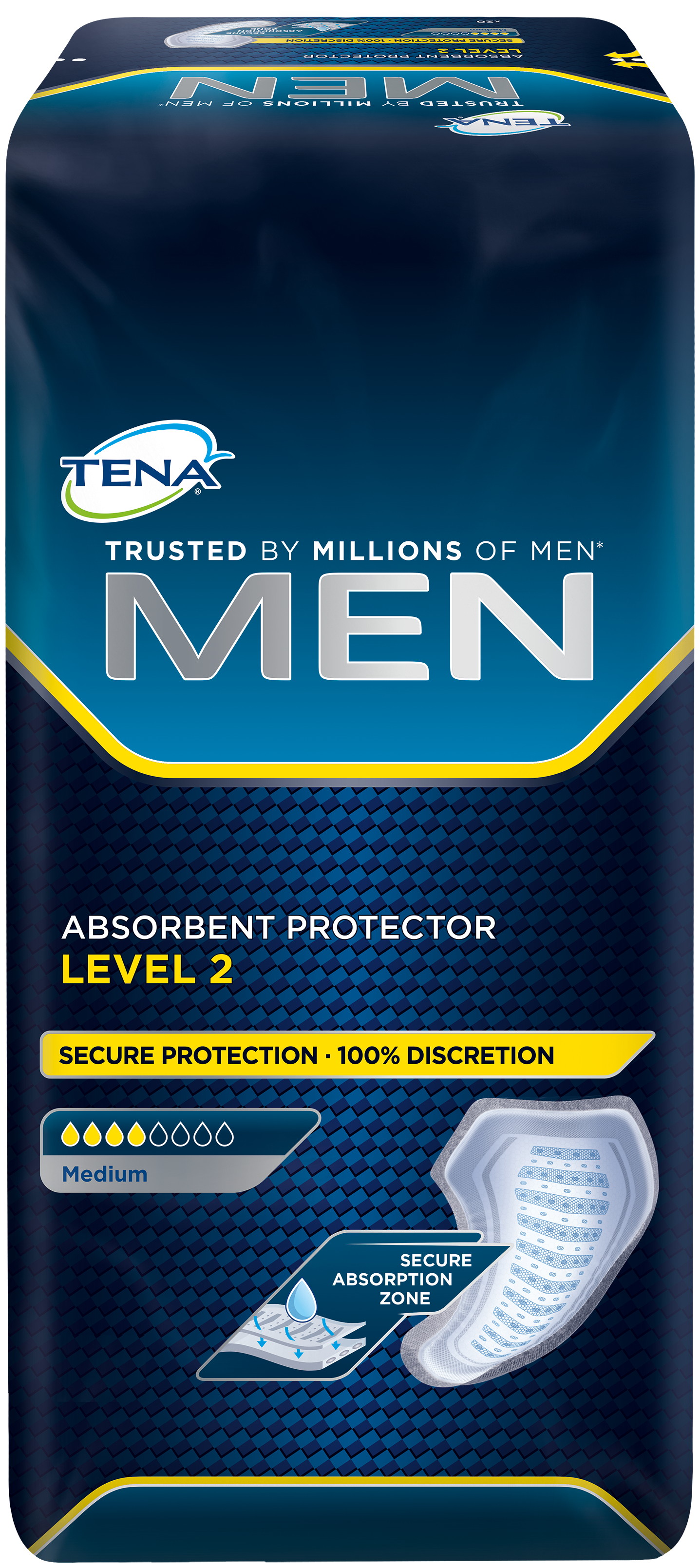 TENA Men Absorbent Protector Level 2 TENA Men Absorbent Protector Level 2