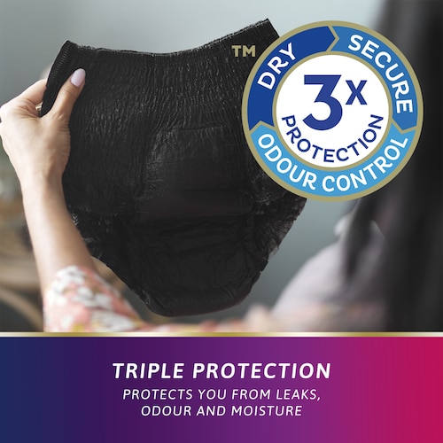 Triple protection from leaks, odour and moisture