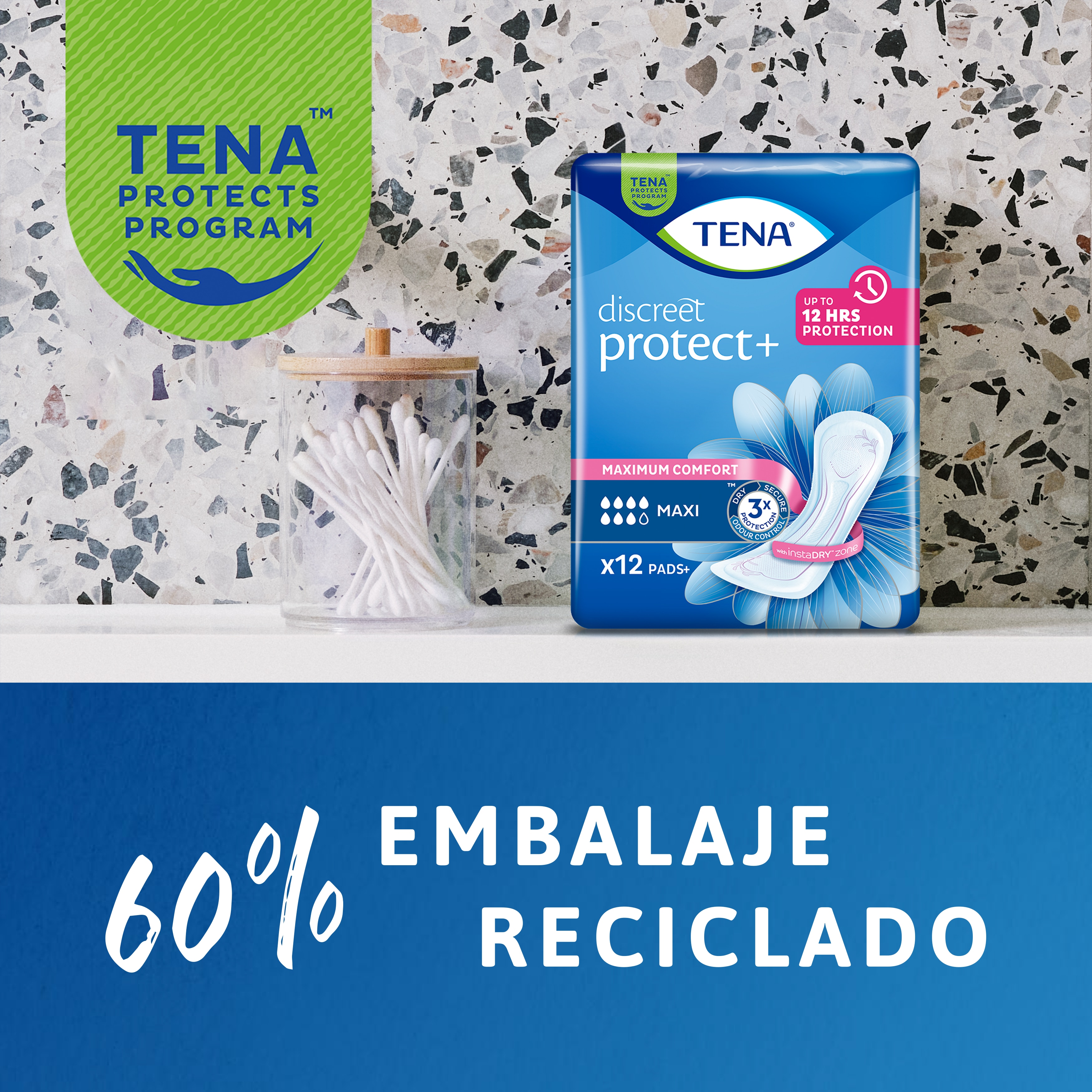 60% Embalaje reciclado