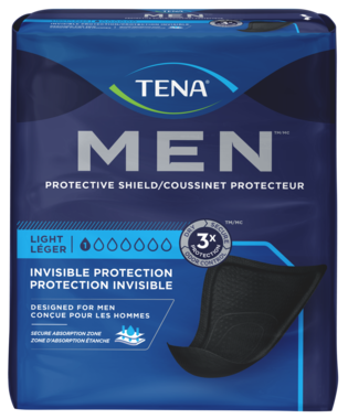 Pack shot of TENA Men Protective Shield Light