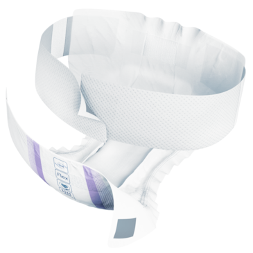 „TENA Flex Maxi“ – sugeriančios juostinės sauskelnės šlapimo nelaikantiems žmonėms su triguba apsauga, kuri užtikrina sausumą ir minkštumą bei padeda išvengti pratekėjimo.
