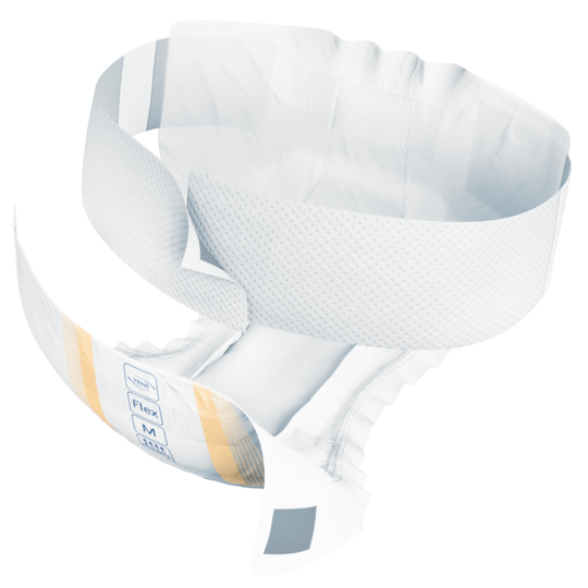 TENA ProSkin Flex Normal – Absorberande bältesförsett inkontinensskydd med trippelt skydd för läckagesäkerhet och en torr och mjuk känsla.