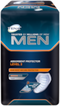 TENA MEN Protektoren Level 3 – Extraschutz vor grösserem unfreiwilligen Harnverlust und Inkontinenz bei Männern, geeignet für Tag und Nacht