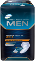 TENA MEN Protektoren Level 3 – Extraschutz vor grösserem unfreiwilligen Harnverlust und Inkontinenz bei Männern, geeignet für Tag und Nacht