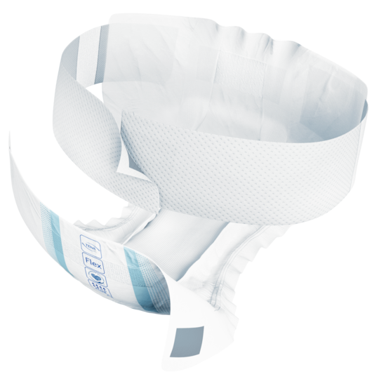 TENA ProSkin Flex Plus – Change complet absorbant avec ceinture avec Triple Protection assurant fraîcheur, douceur et sécurité anti-fuites.