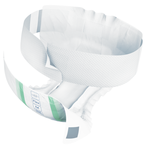 TENA Flex Super – absorpční inkontinenční kalhotky s pásem pro dospělé s trojí ochranou pro pocit sucha, pohodlí a jistoty při úniku moči.