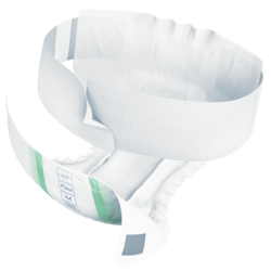 TENA ProSkin Flex Super – miękkie pieluchomajtki chłonne z pasem mocującym na nietrzymanie moczu z potrójną ochroną, zapewniające poczucie suchości i zabezpieczenie przed przeciekaniem.