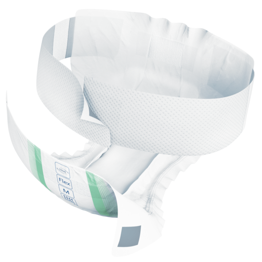 TENA ProSkin Flex Super – absorberande bältesskydd med trippelt skydd för läckagesäkerhet och en torr och mjuk känsla.