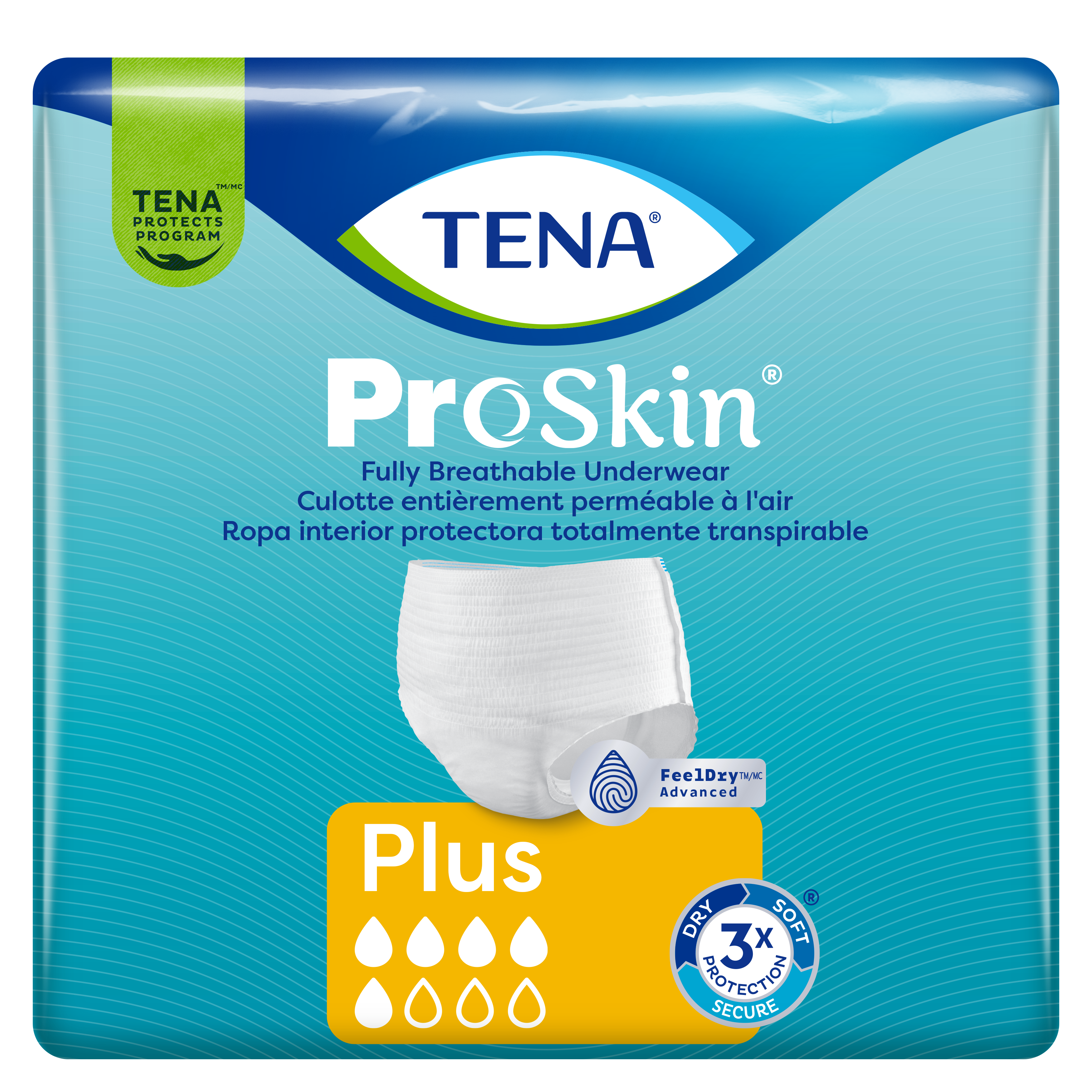 Package of TENA ProSkin plus