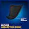 Product illustration of TENA Men Protective Shield Light with the caption "secure absorption zone"
