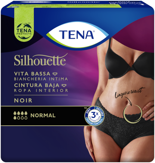 Indica Desventaja extraño TENA Silhouette Normal Cintura Baja Noir - Mujeres - TENA  Directo|productos-mujeres