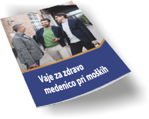 Moški izvaja vaje za medenico