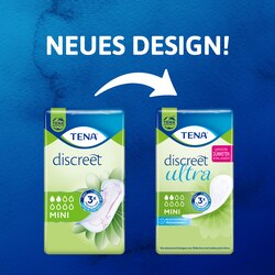 Neues Design! TENA Discreet Ultra Mini