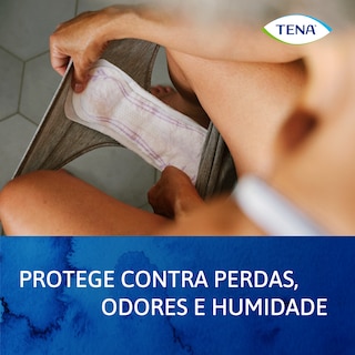 TENA Discreet protege contra perdas, odores e humidade