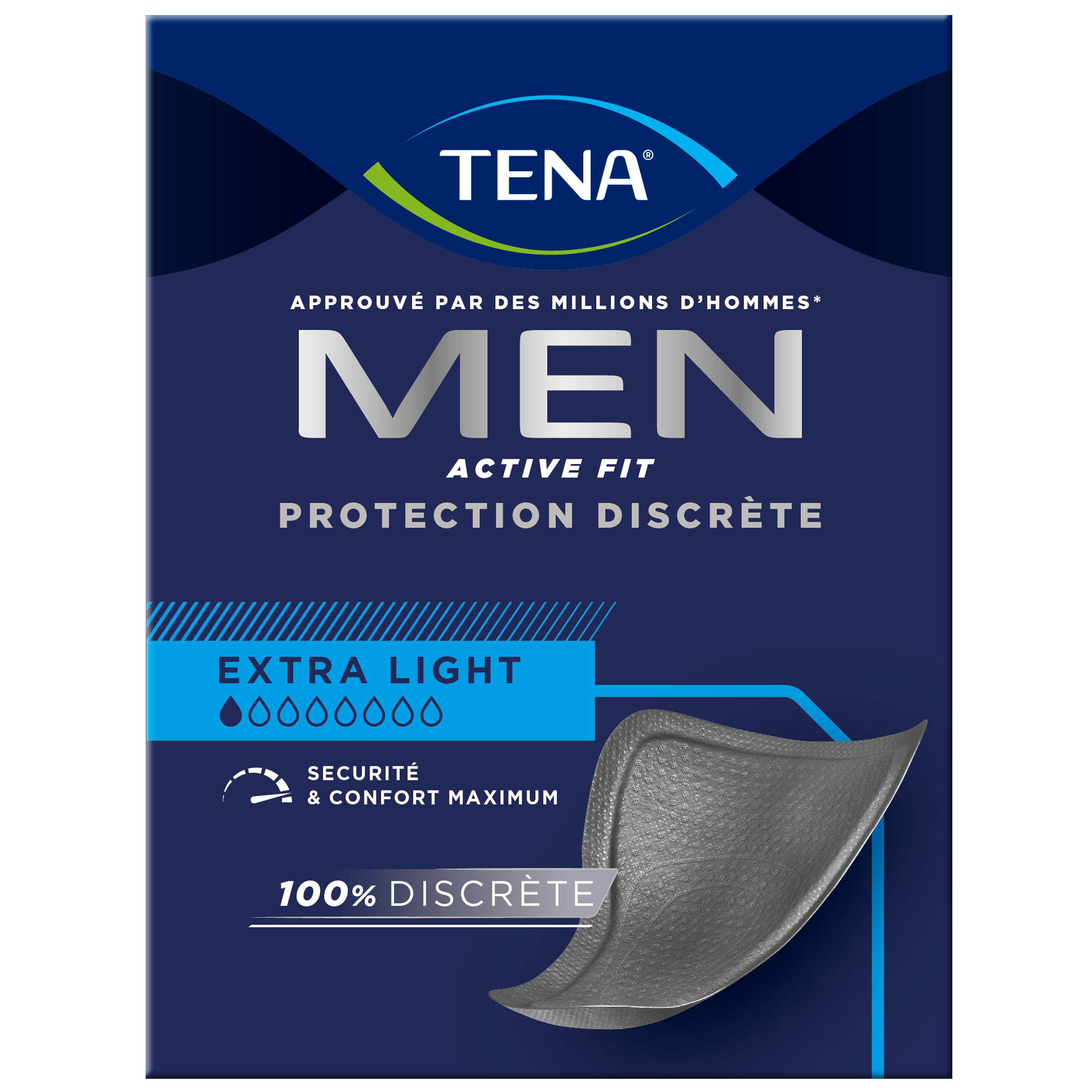 Protection TENA Men Active Fit | Protections pour fuites urinaires