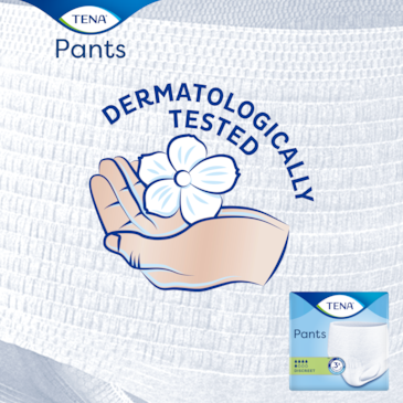 TENA ProSkin products are evidence based and dermatologically tested to ensure their effectiveness and gentleness.