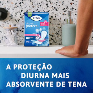 TENA Discreet Protect+ Maxi – a proteção mais absorvente para o período diurno