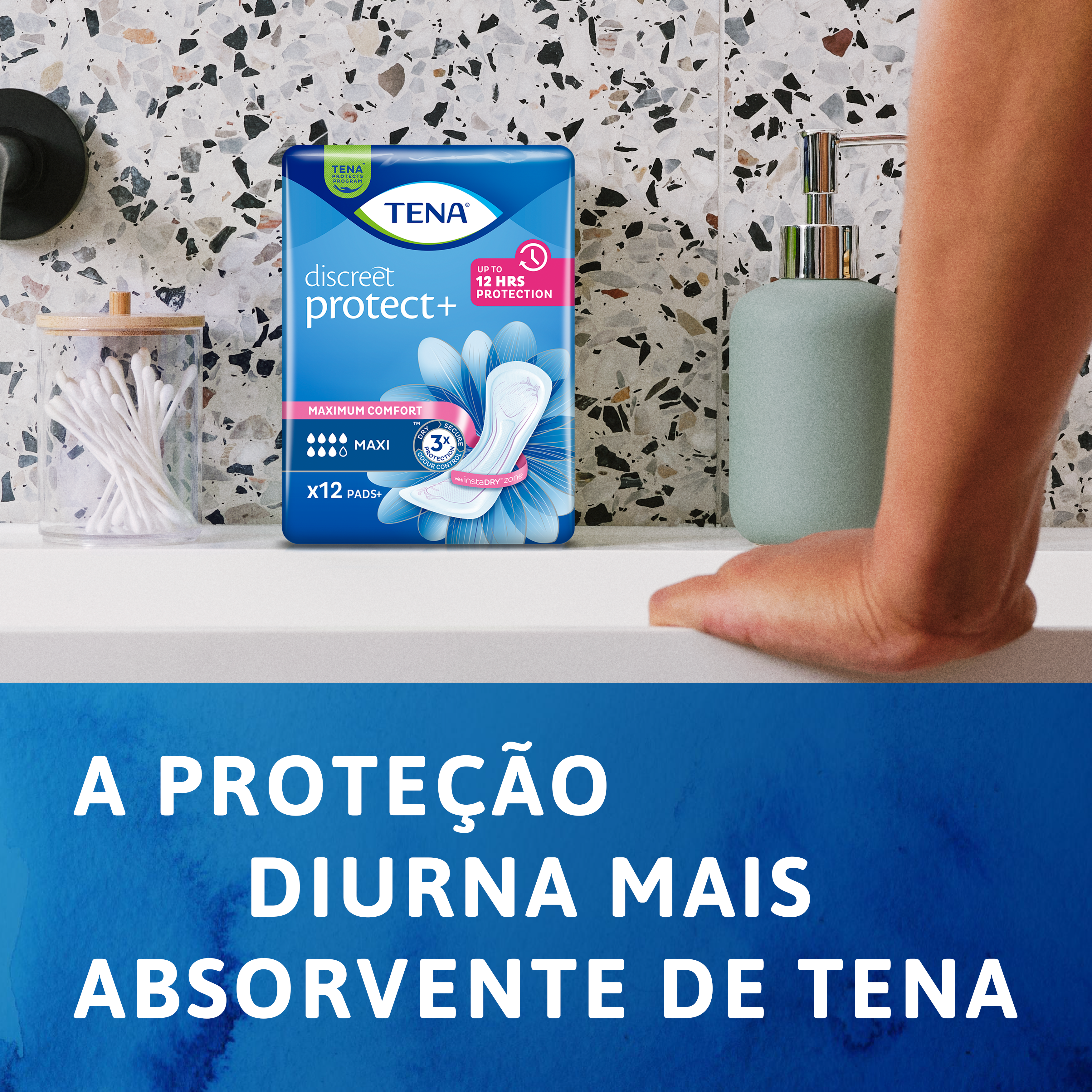 A proteção diurna mais absorvente de TENA