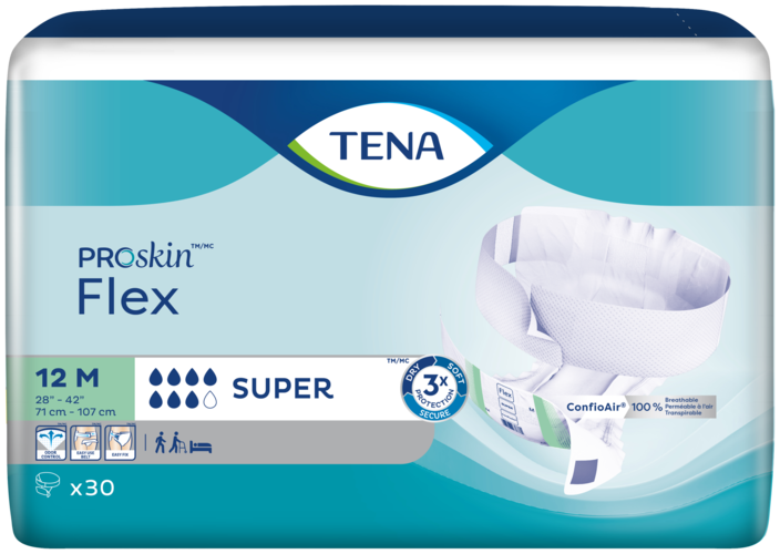 informatie Potentieel alleen TENA ProSkin™ Flex Super with ConfioAir® 100% Breathable Technology