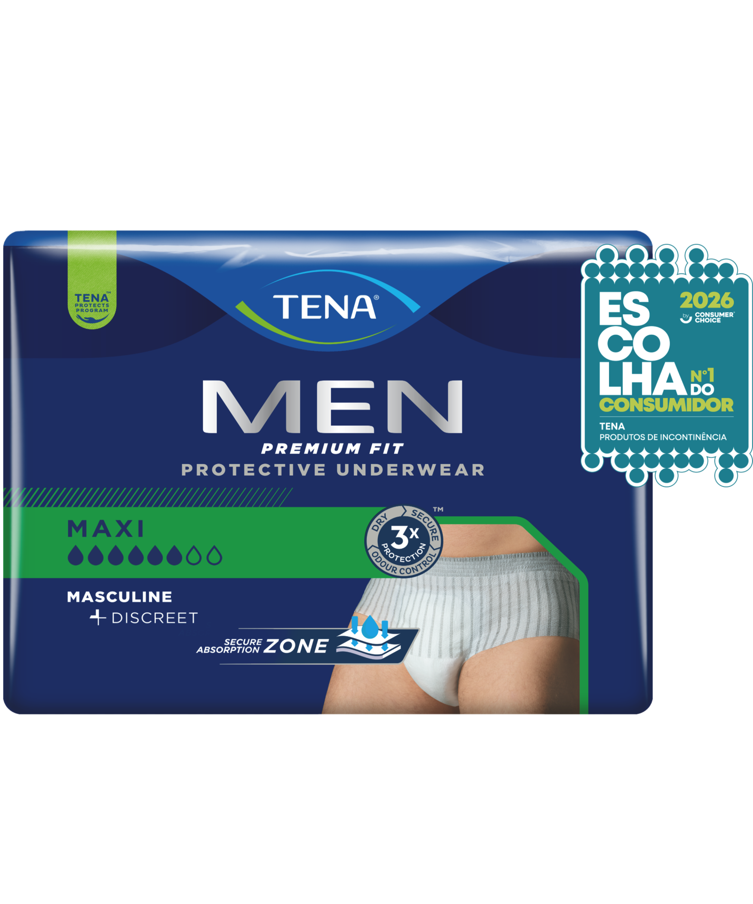 TENA Men Premium Fit Protective Underwear Maxi