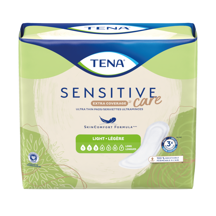 TENA Sensitive Care Extra Coverage Ultra Thin Light
