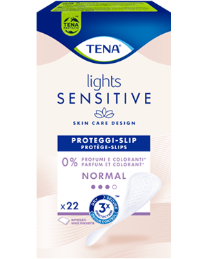 Confezione di TENA Lights Sensitive