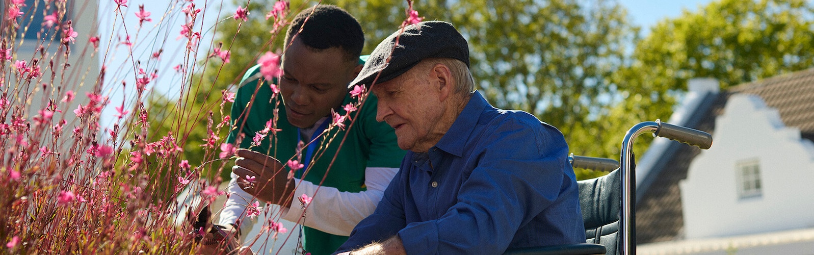 Woman sitting in bed