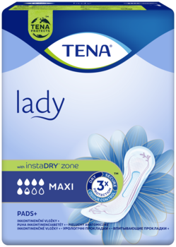 TENA Lady Maxi | Gyors nedvszívó hatású női inkontinenciabetét