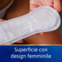 Superficie con design femminile