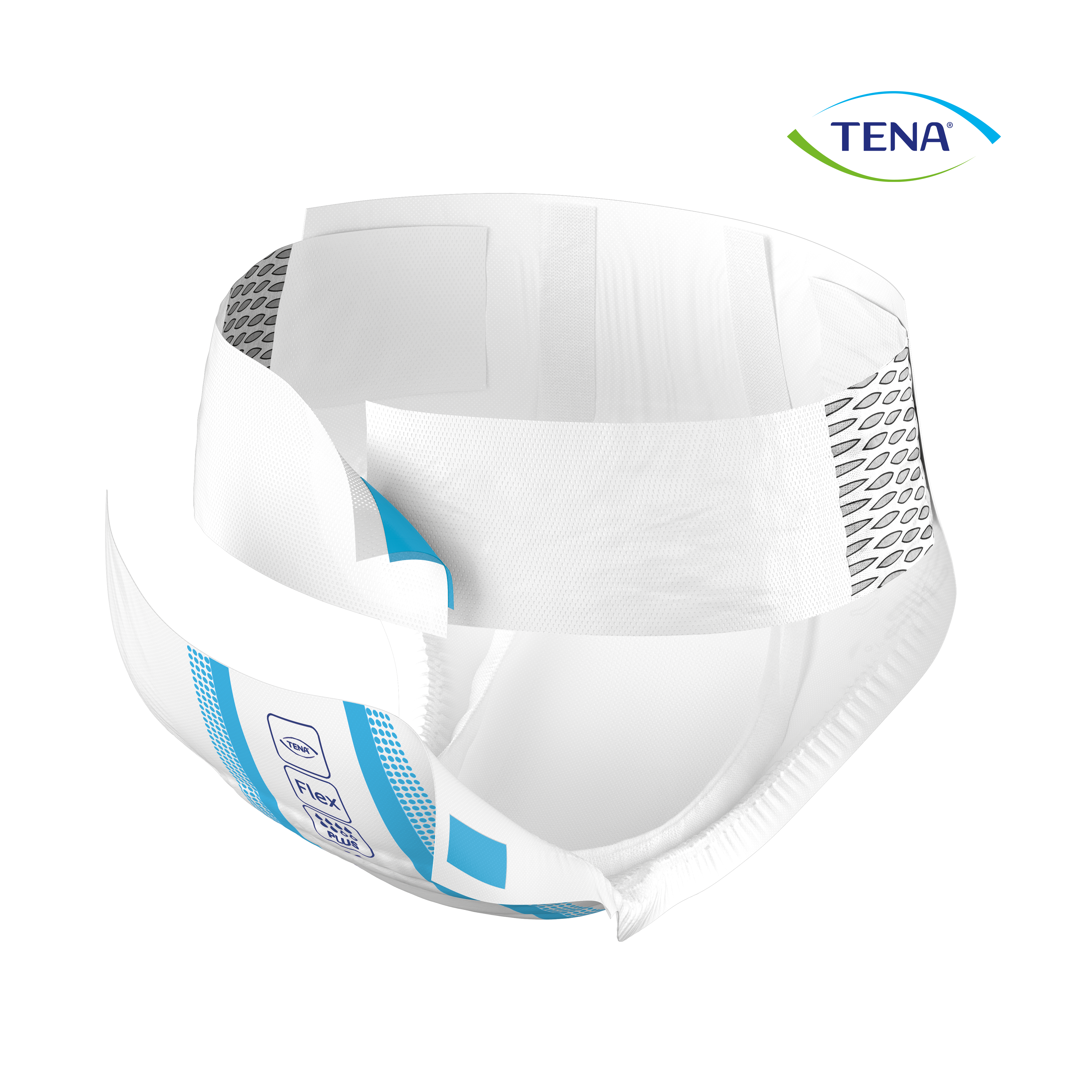 Produktabbildung der TENA ProSkin Flex Inkontinenzvorlage mit Hüftbund