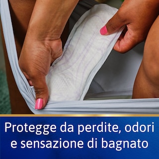 Protegge da perdite, odori e sensazione di bagnato