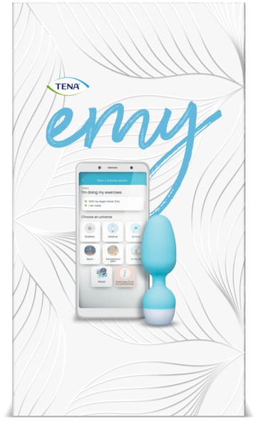 Emy by TENA | Smart Kegel Trainer for incontinence