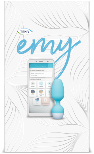 Emy by TENA | Smart Kegel Trainer for incontinence