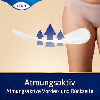 Atmungsaktive Ober- und Rückseite für besondere Hautfreundlichkeit