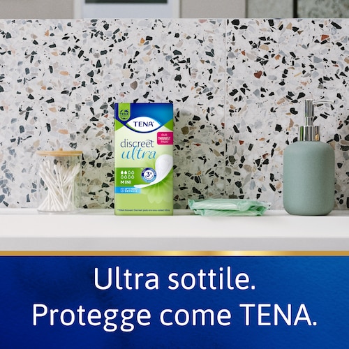 Ultra sottile. Protegge come TENA.