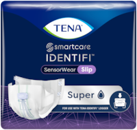 Pack shot of TENA Smartcare Identifi Sensor Wear Slip Super